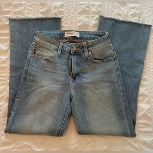 Just Black Denim light wash flare jeans